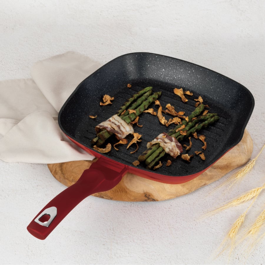 Patelnia grillowa BerlingerHaus Burgundy 28 cm BH-1271