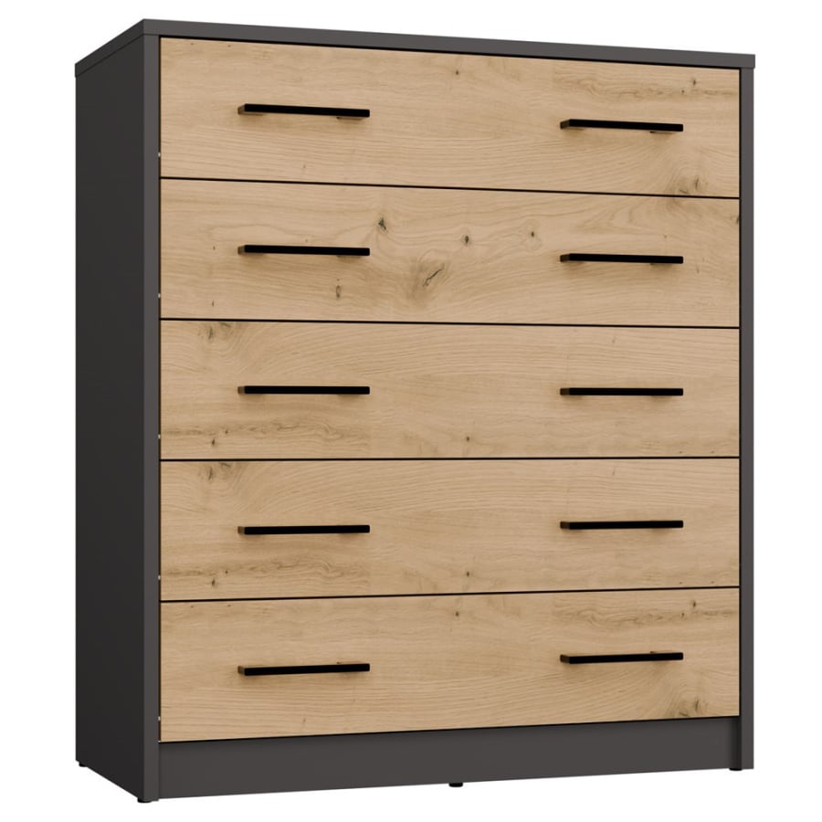 Szafka na obuwie ALEX ANTRACYT ARTISAN Do Przedpokoju