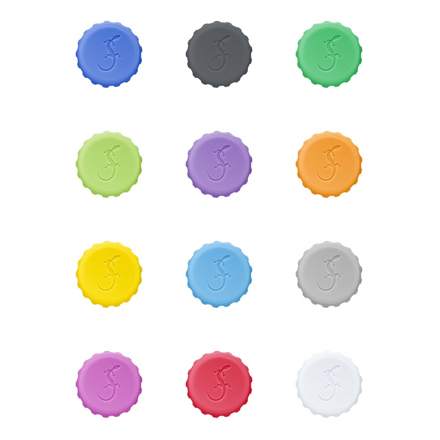 silikonowe korki do butelek, 12 szt., śred. 3 x 1 cm