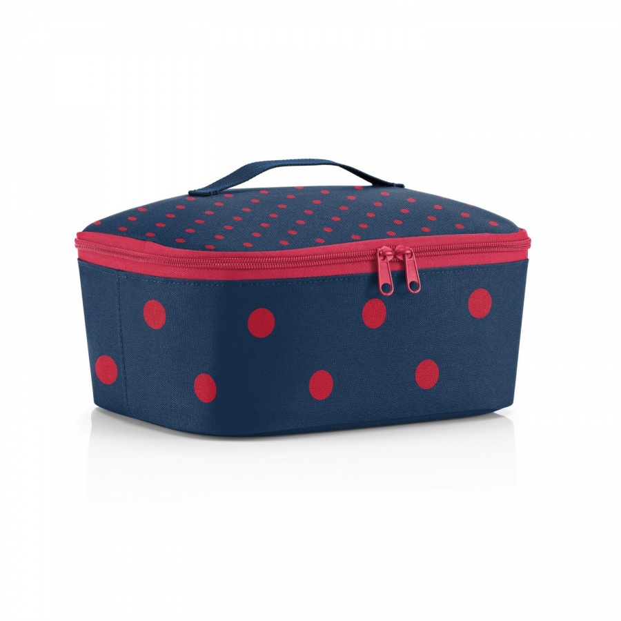 Torba coolerbag m pocket mixed dots red