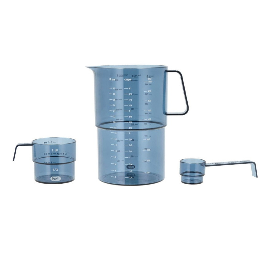 Zestaw 3 miarek Mensura Dusty Blue San 25893