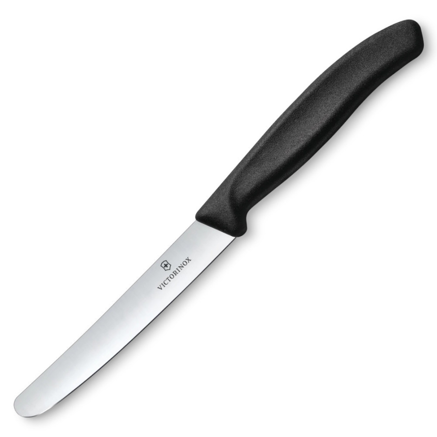 Victorinox - swiss classic - nóż do warzyw i owoców - 11 cm - gładkie ostrze - czarny