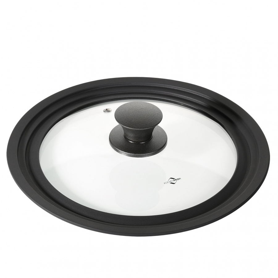 Pokrywka uniwersalna, szkło borokrzemowe/silikon, śred. 28 cm