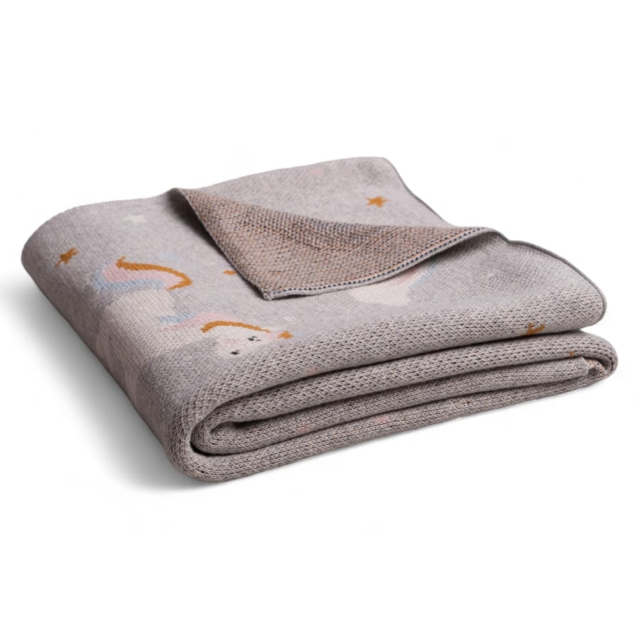 Kocyk RAINBOW z bawełny 80x100