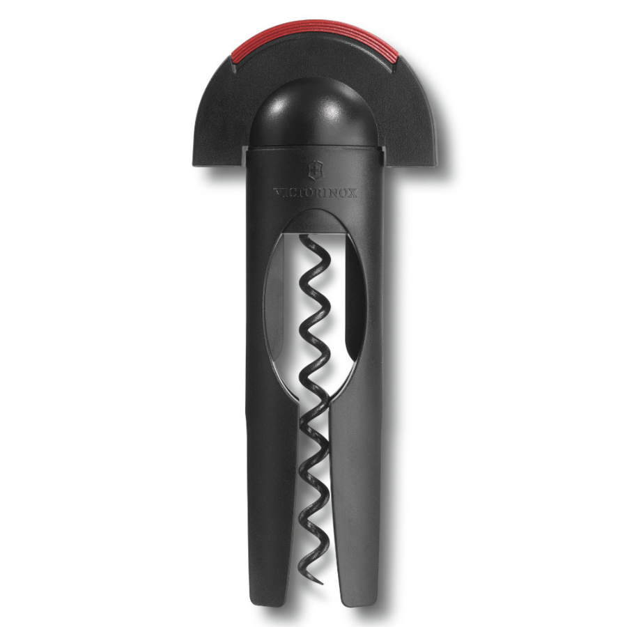 Victorinox - korkociąg z obcinaczem folii, czarno-czerwony