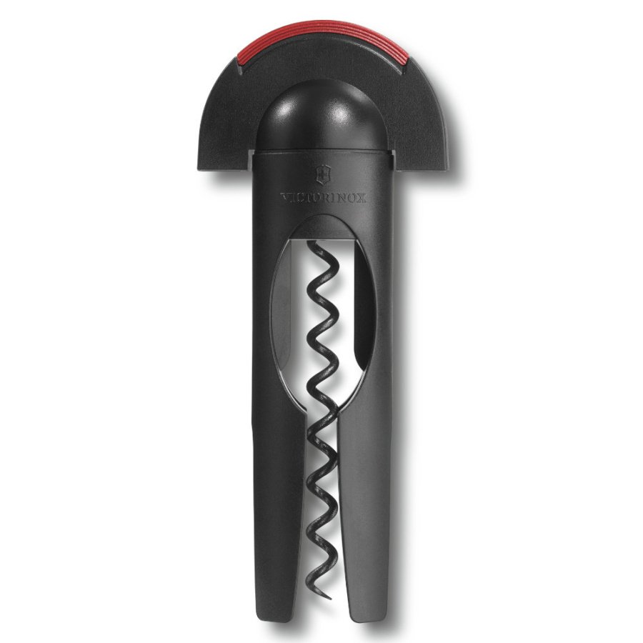 Victorinox - korkociąg z obcinaczem folii, czarno-czerwony