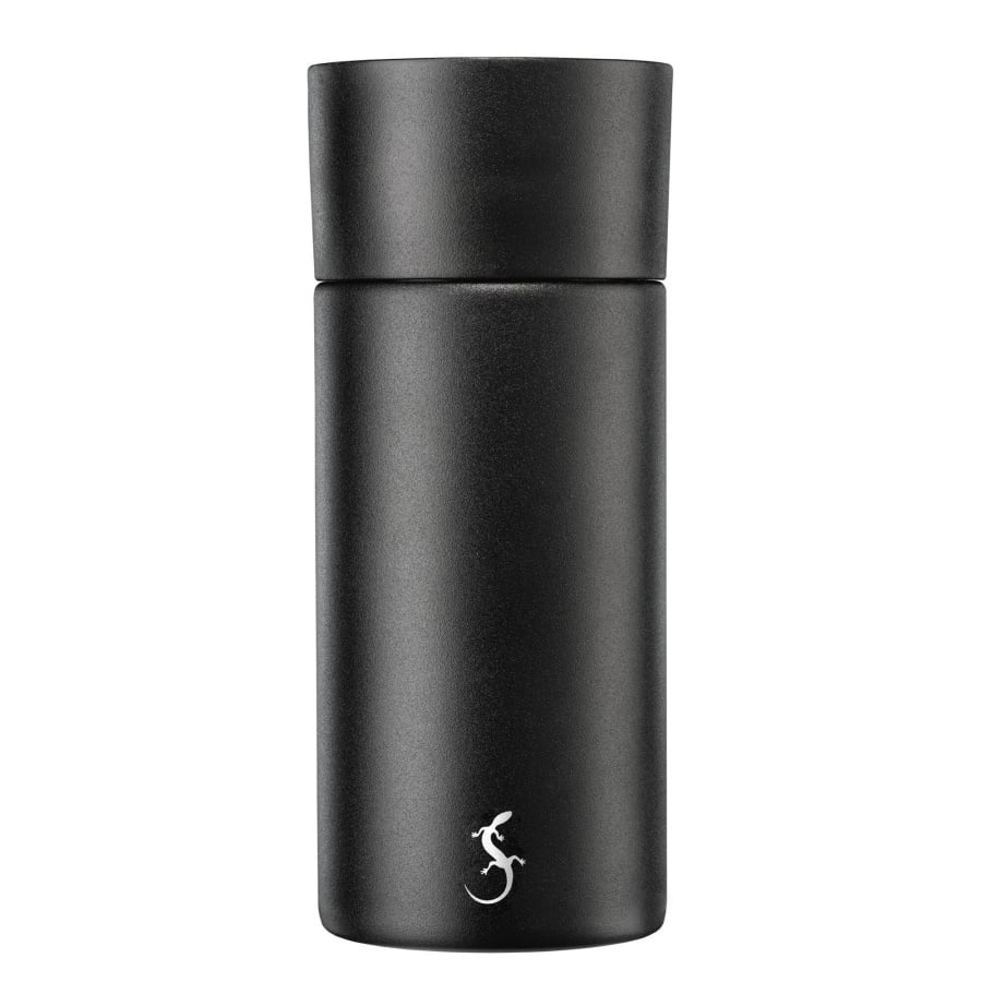 Kubek termiczny, jednoręczny, stalowy, 0,3 l, czarny