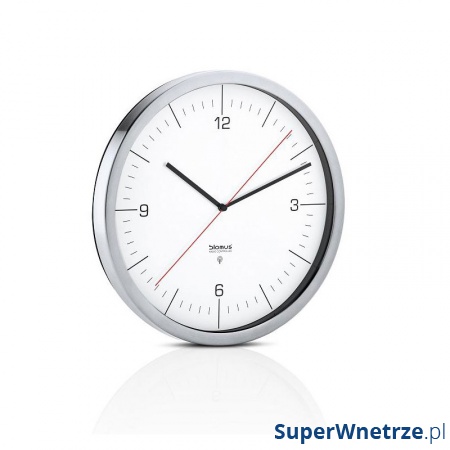Zegar ścienny sterowany radiowo Blomus Crono biały