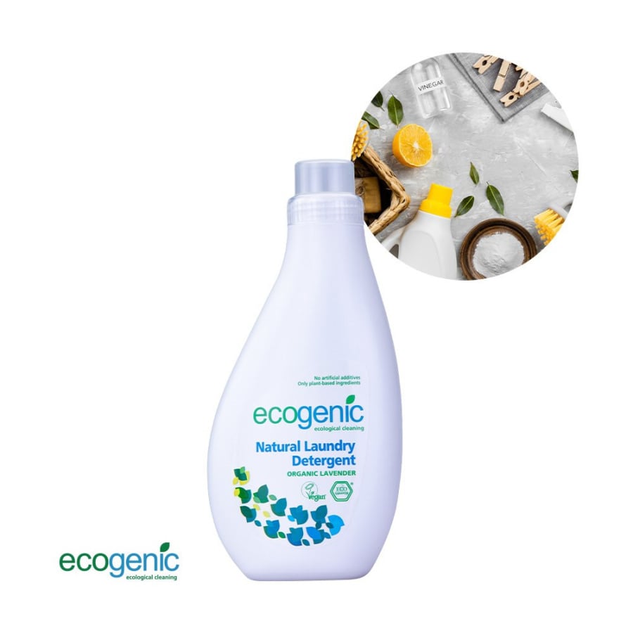 Ecogenic, Hipoalergiczny płyn do prania, Lawenda, 1000 ml