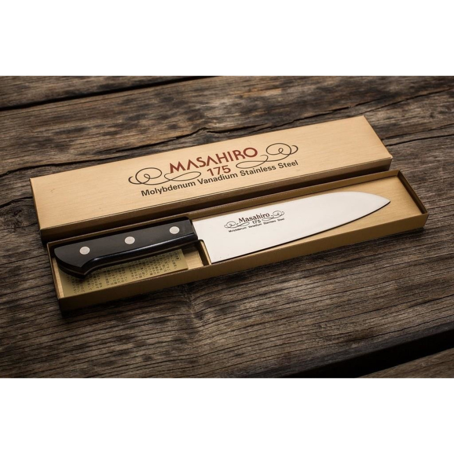 Nóż Masahiro BWH Santoku 175mm [14023]