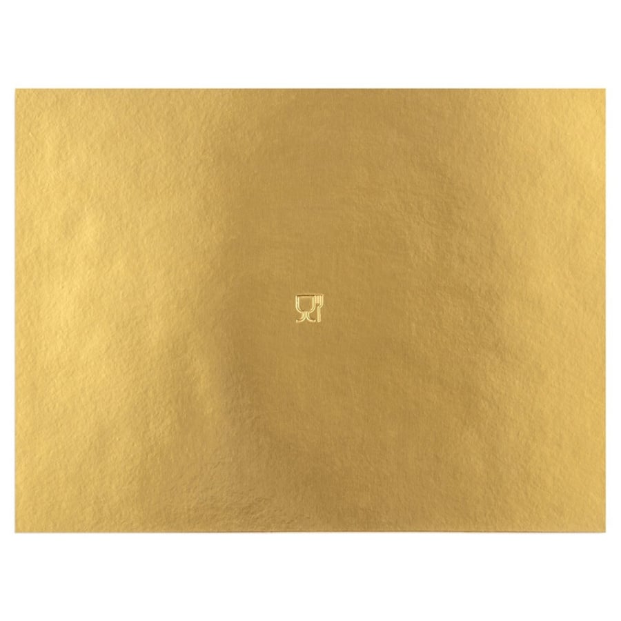 Podkład pod tort, ciasto złoty prostokątny 40x30 cm