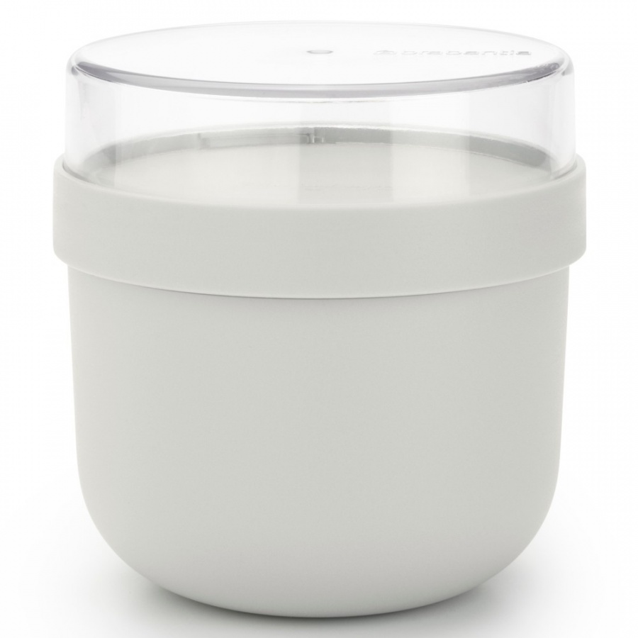 Brabantia 204203 - miska śniadaniowa make take - 0,5l - light grey