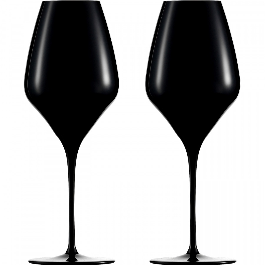 Komplet 2 kieliszków The First black 505 ml
