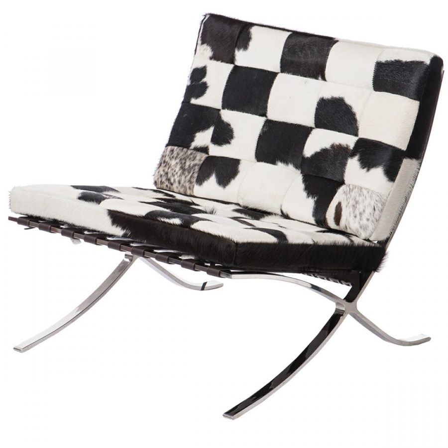 Fotel BA1 skóra naturalna pony D2.Design