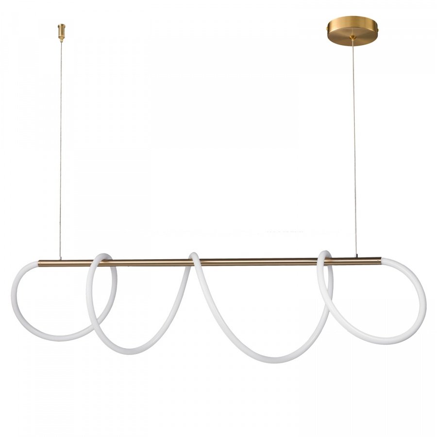 Lampa wisząca fantasia led złota 120 cm