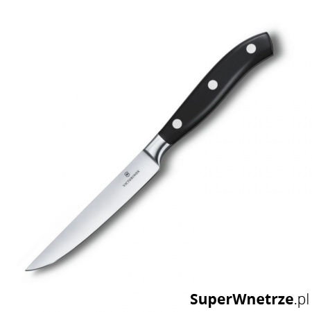 Nóż do steków kuty 12cm Grand Maitre Victorinox czarny