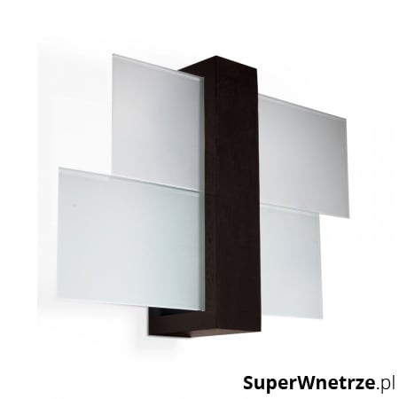 Kinkiet 43x30cm Sollux Lighting Feniks 1 wenge