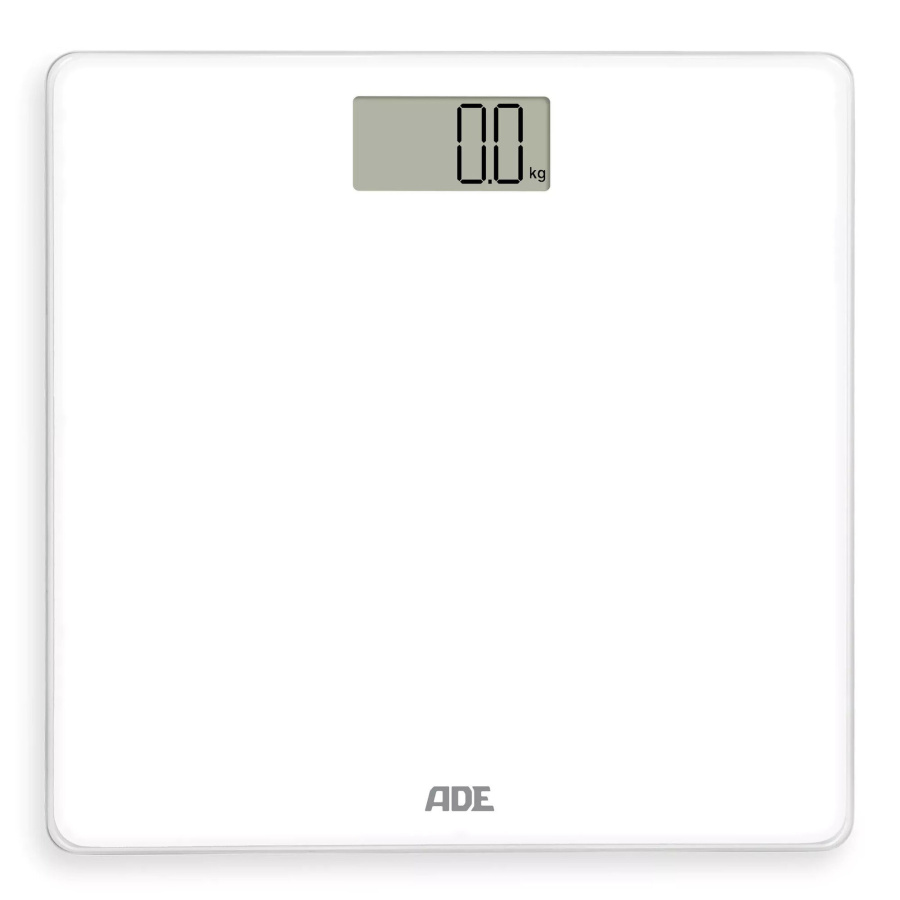 Waga łazienkowa, do 180 kg, 30 x 30 cm, biała
