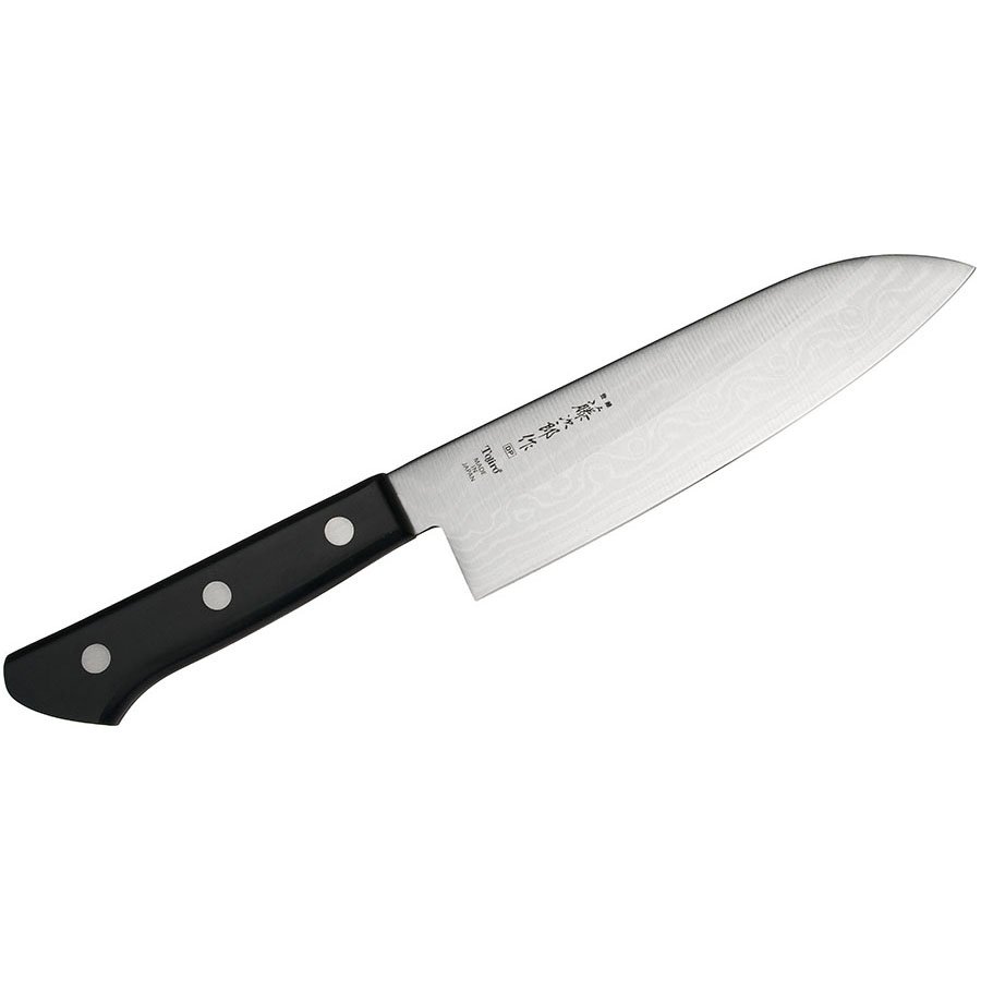 Tojiro Damascus Nóż Santoku 17 cm
