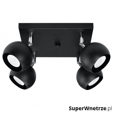 Plafon OCULARE 4 Czarny