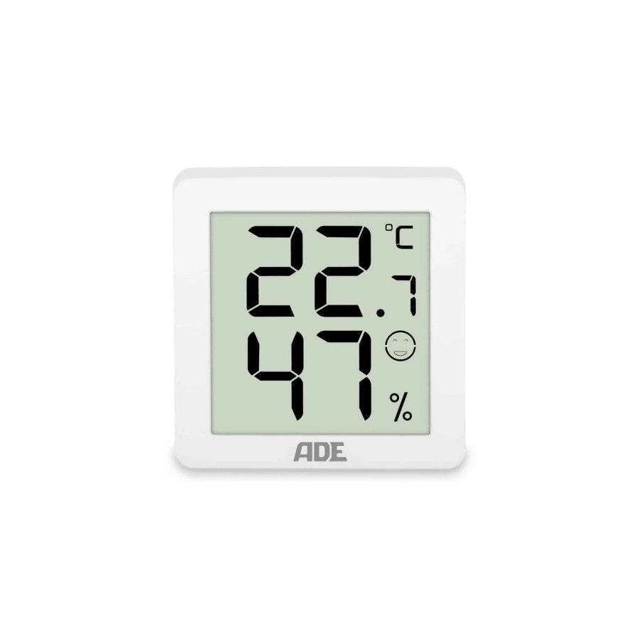 Termometr z higrometrem, 3 szt., 4,5 x 1,5 x 4,5 cm, biały