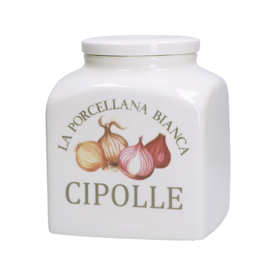 Pojemnik na cebule conserva - biały, 3.5 ltr