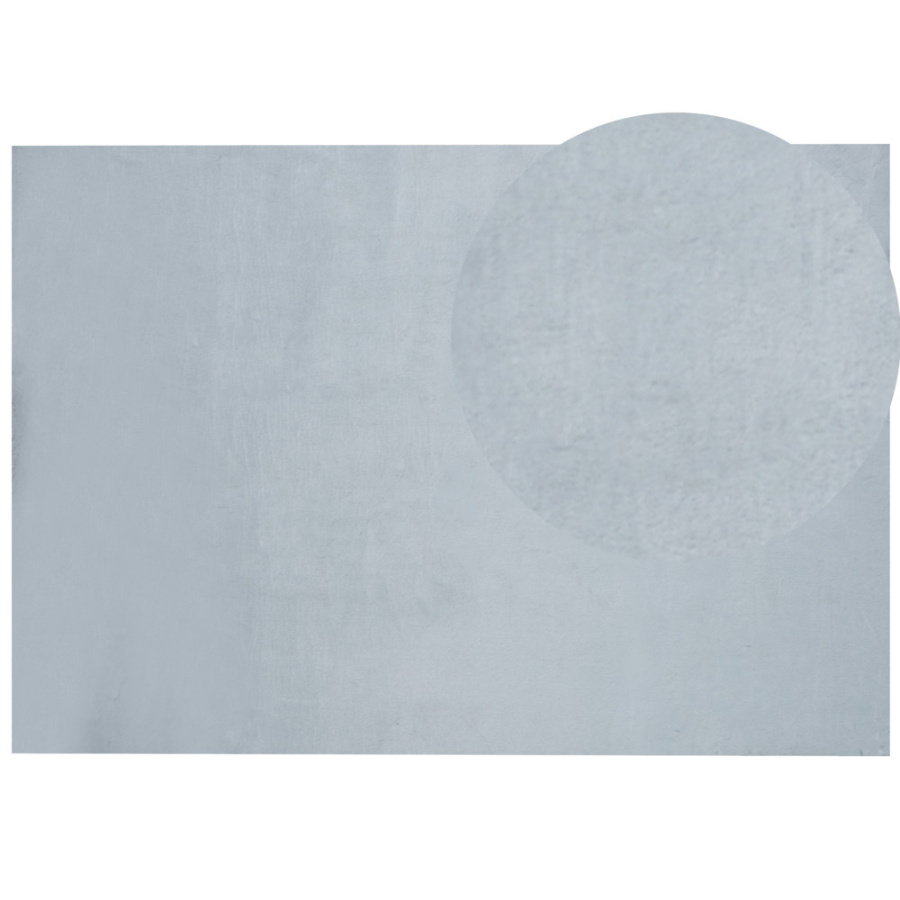 Dywan sztuczne futro królika 160 x 230 cm miętowy szary mirpur