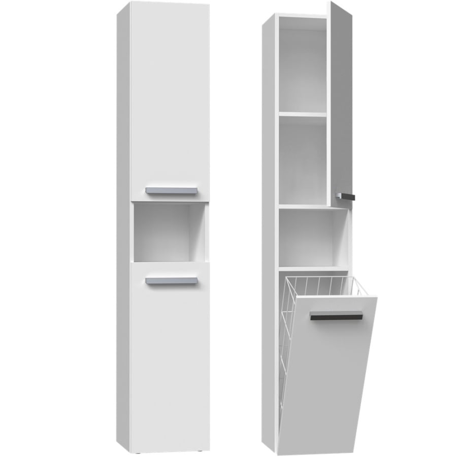 Słupek łazienkowy Nel III BIAŁY