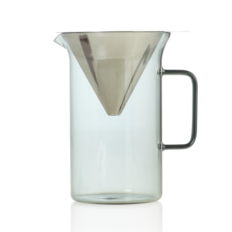 Zaparzacz przelewowy IMPACT, szary 600ml