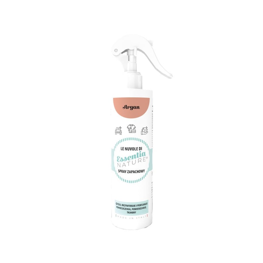 Essentia Nature, Odświeżacz w sprayu do tkanin i wnętrz, Argan. 250 ml