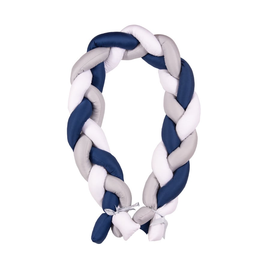 Ochraniacz do łóżeczka WARKOCZ satynowy.dł. 200cm