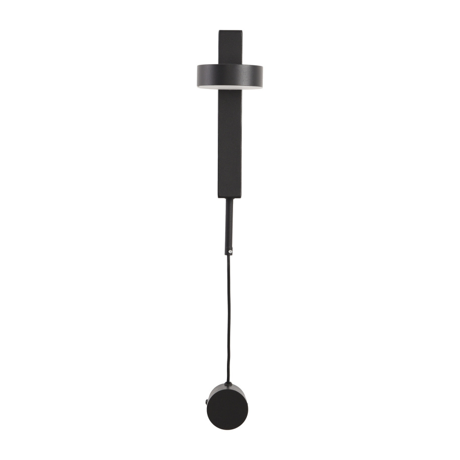 Lampa ścienna fiko czarna 120 cm