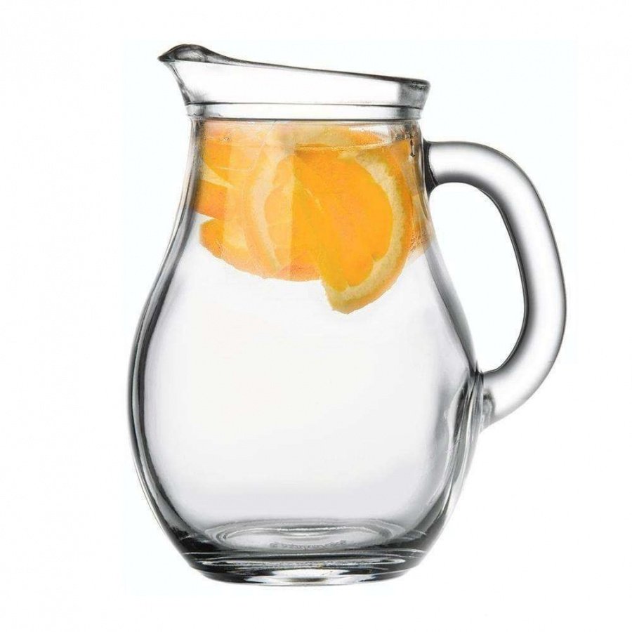 Dzbanek szklany do wody, kompotu, napojów, lemoniady, z uchwytem, 0,25 l
