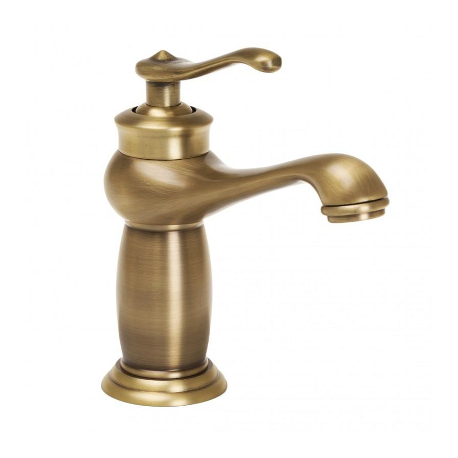 Bateria umywalkowa stojąca retro kran złota - yoka