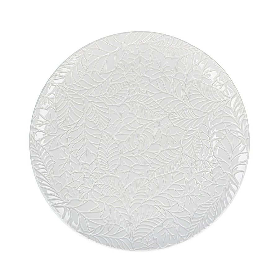 Taca okrągła do serwowania bosco - biały, 34 cm