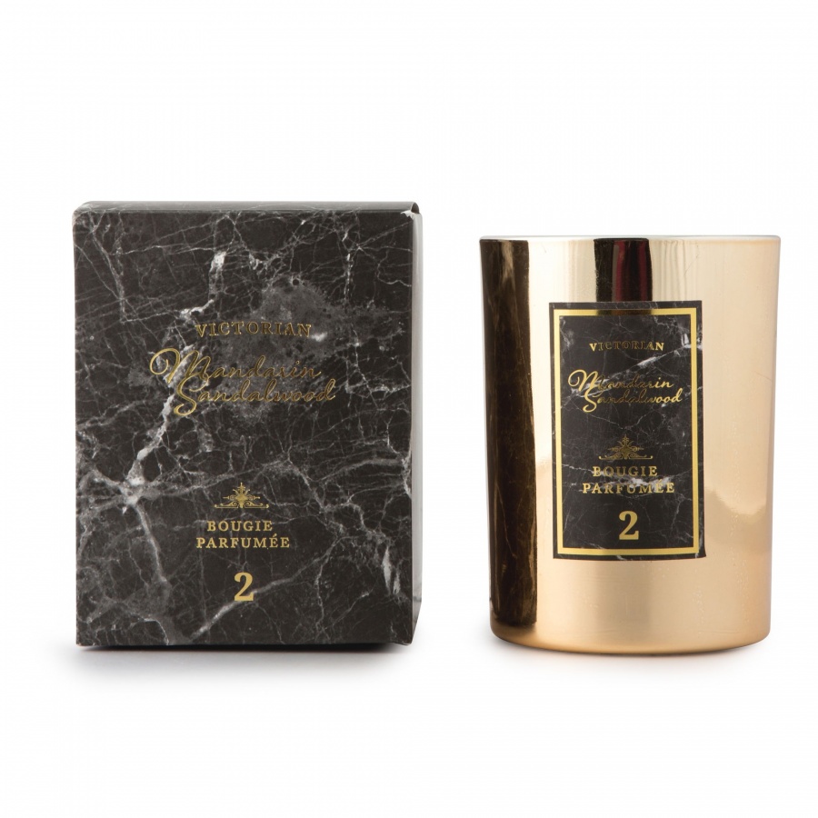 świeca zapachowa Mandarin Sandalwood: sandałowiec i mandarynka, do 45 godzin, śred. 8 x 10,5 cm