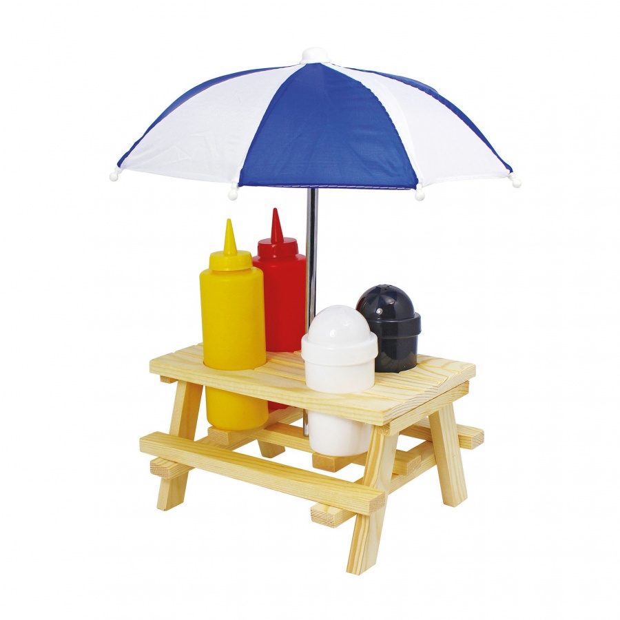 zestaw do podawania przypraw, 5 el., 28 x 28 x 32 cm