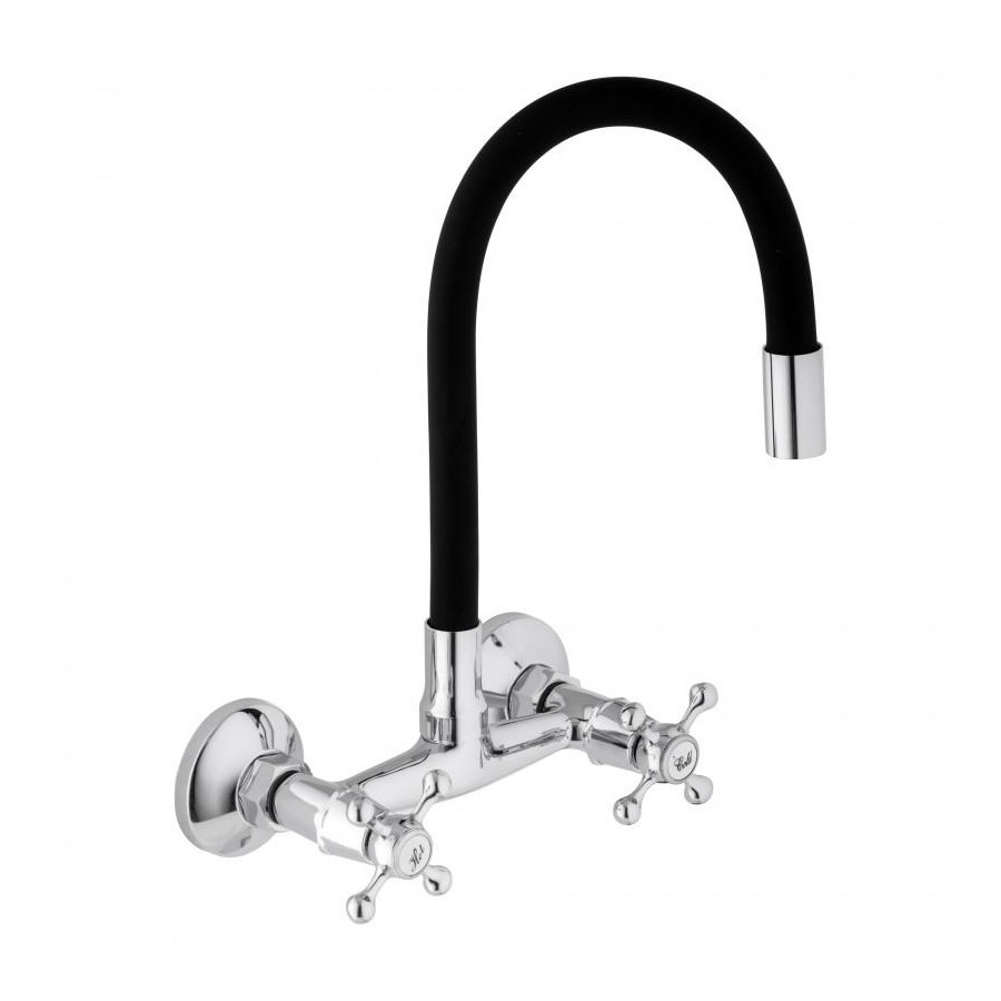 Bateria kuchenna ścienna elastyczna wylewka kran - yoka