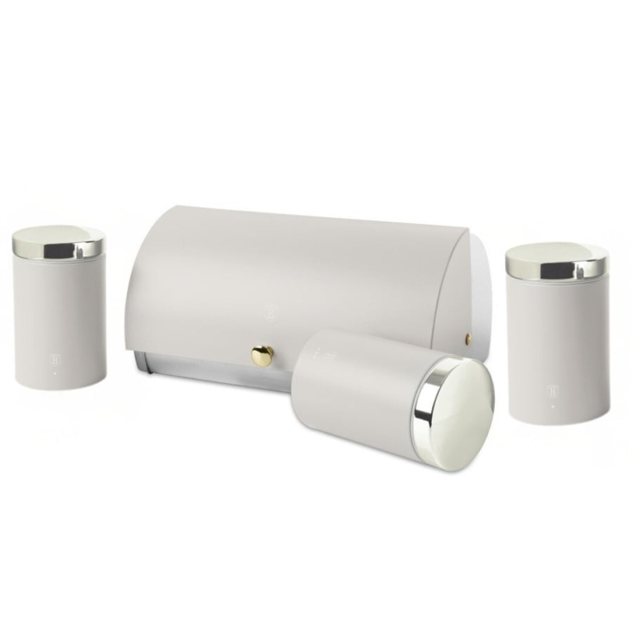 Zestaw 3 pojemników i chlebak BerlingerHaus BH-6739 Sahara Collection