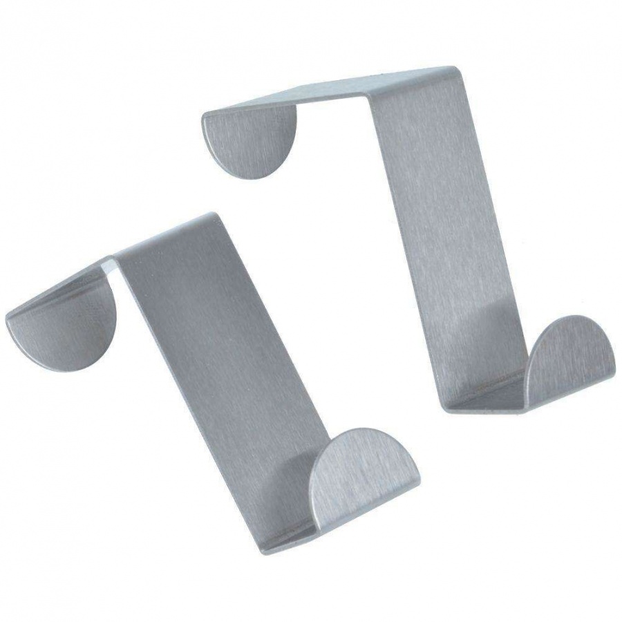 Haczyk, wieszak na drzwi, ręczniki, stalowy, zestaw, komplet, 2 sztuki