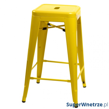Stołek barowy D2 Paris żółty