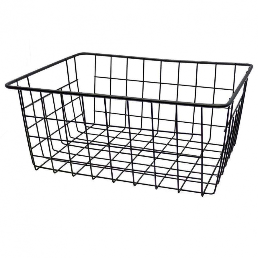 Koszyk na owoce, warzywa, czarny, kosz, patera, miska, loft