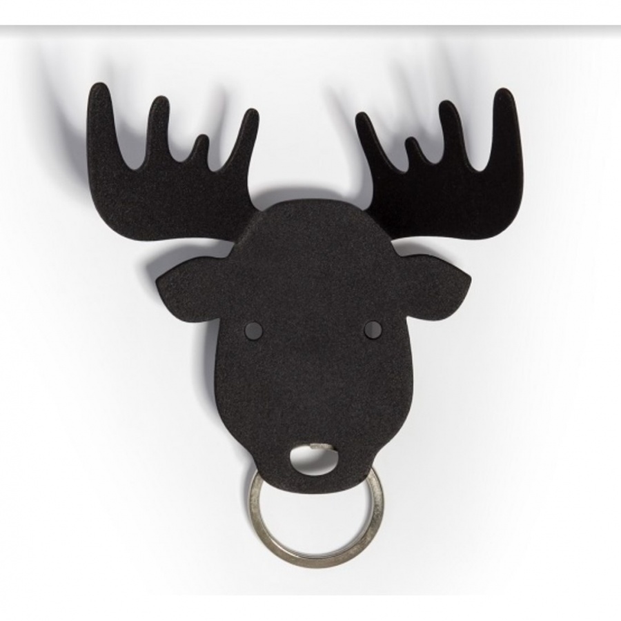 Wieszak na klucze łoś czarny 10154-bk