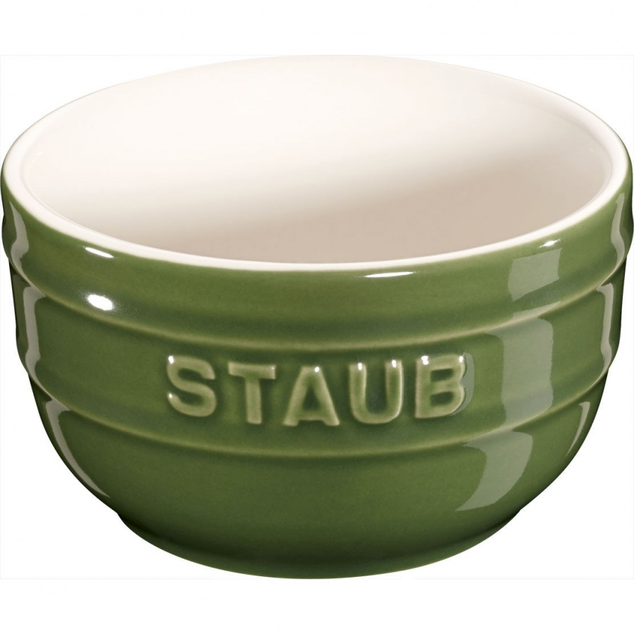Staub Mini Ramekin Okrągły, 2 szt. - 200 ml, Zielony