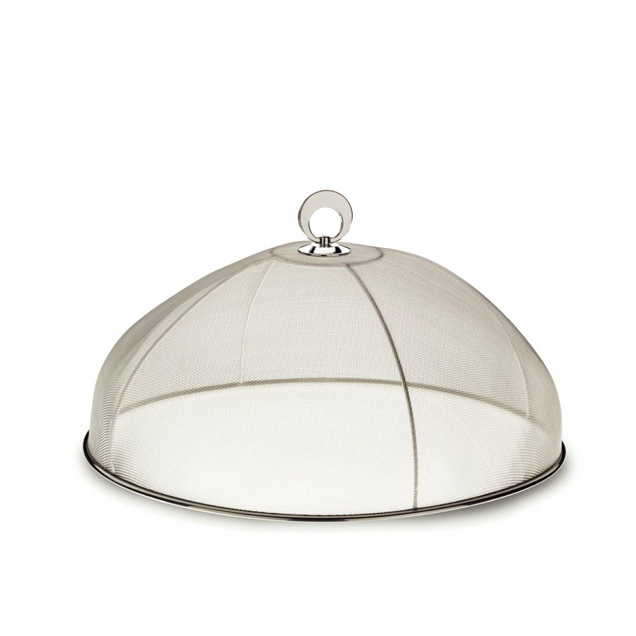 Metalowa pokrywka 35 cm Kela srebrna