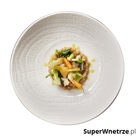 Talerz głęboki 24 cm ARBORESCENCE biały