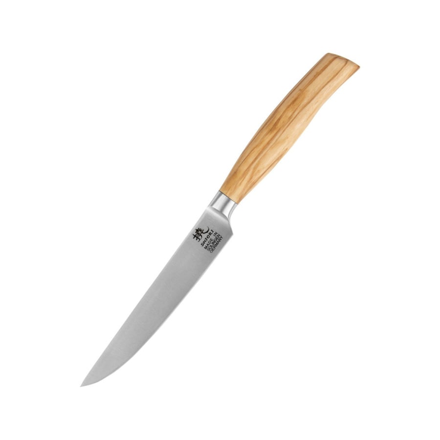 Shiori 撓 Hamburg Sutēki - nóż do steków ze stali niemieckiej 1.4116