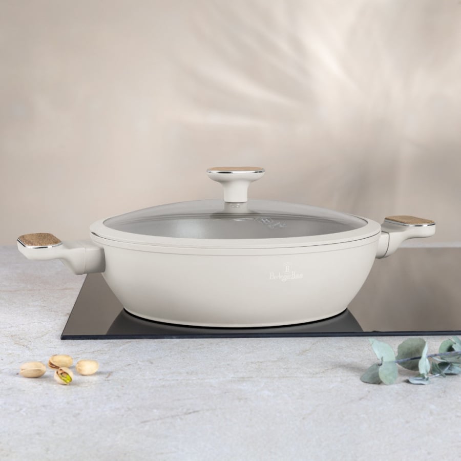 Garnek płytki 3,8 L 28cm Berlinger Haus BH-8318 Sahara Nordic Collection