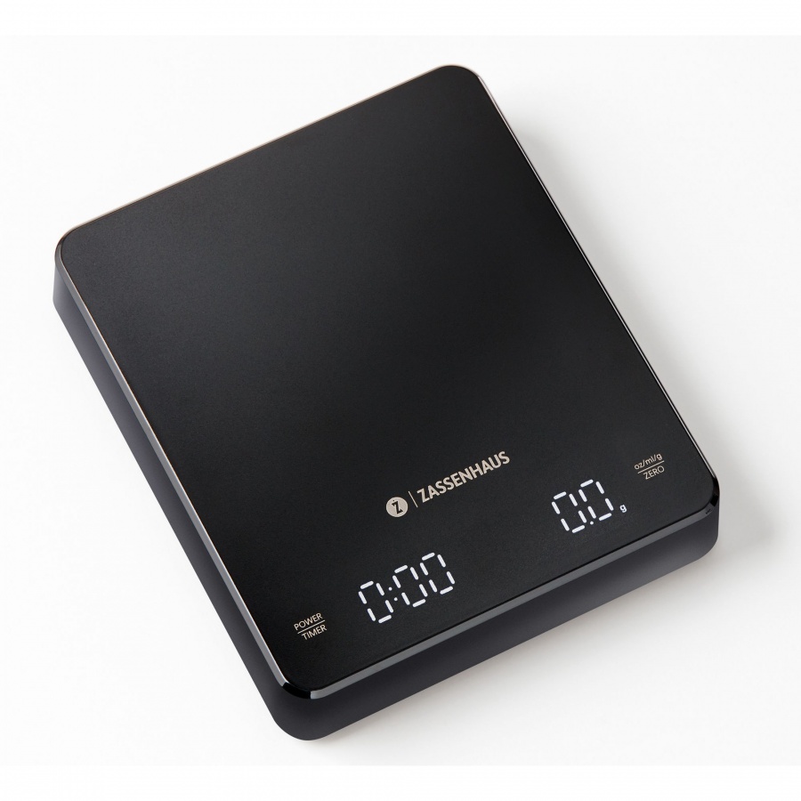 Waga do kawy, ładowana przez usb, do 3 kg, czarna