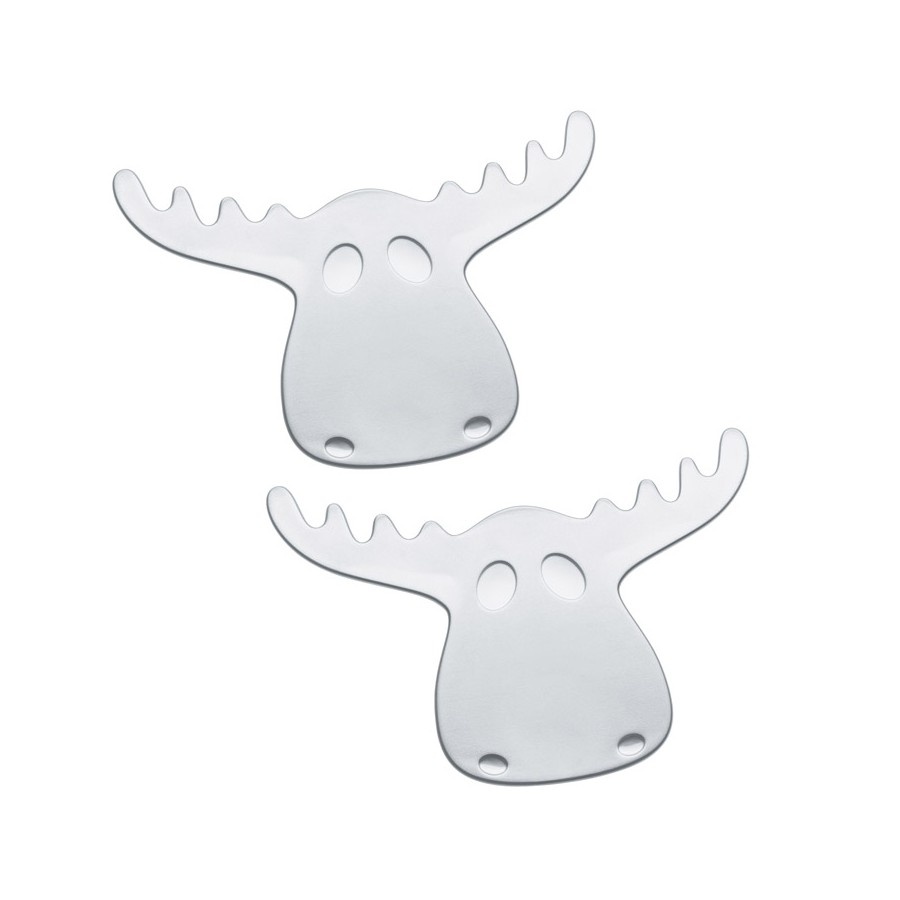 Podstawki pod kubki Rudolf 2 sztuki srebrne 3542014